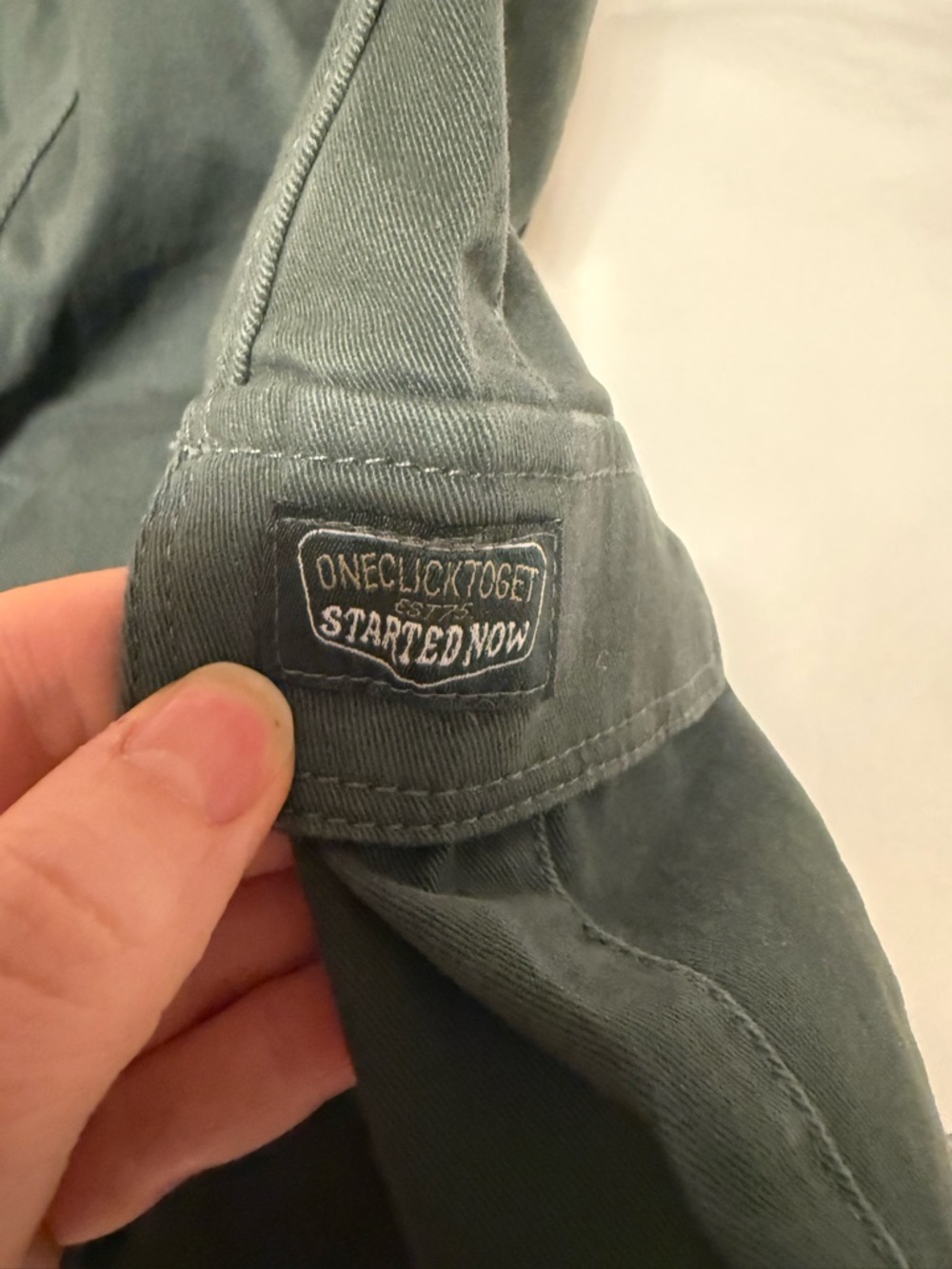 NWT Zara boys pants, green, size 2T - Picture 5 of 5